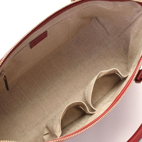 Gucci Microguccissima Convertible Tote in Red NEW WIH DUSTBAG - Picture 2 of 5